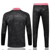 Real Madrid Sweatshirt Dragt 2021-22 Sort rød Kvart-Zip